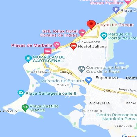 Juliana Casa Turistica Ctg Apartment Cartagena Luaran gambar
